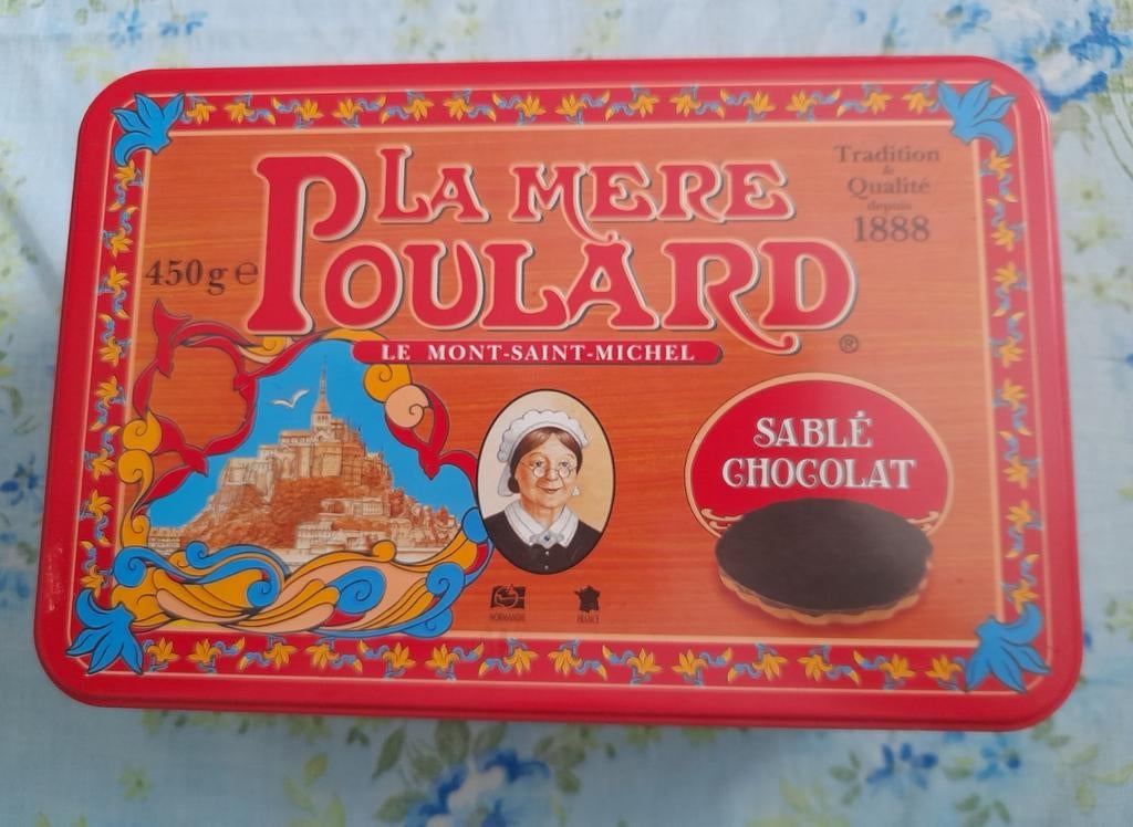 Jolie boîte en métal La Mère Poulard, Enlèvement ou Envoi, Comme neuf