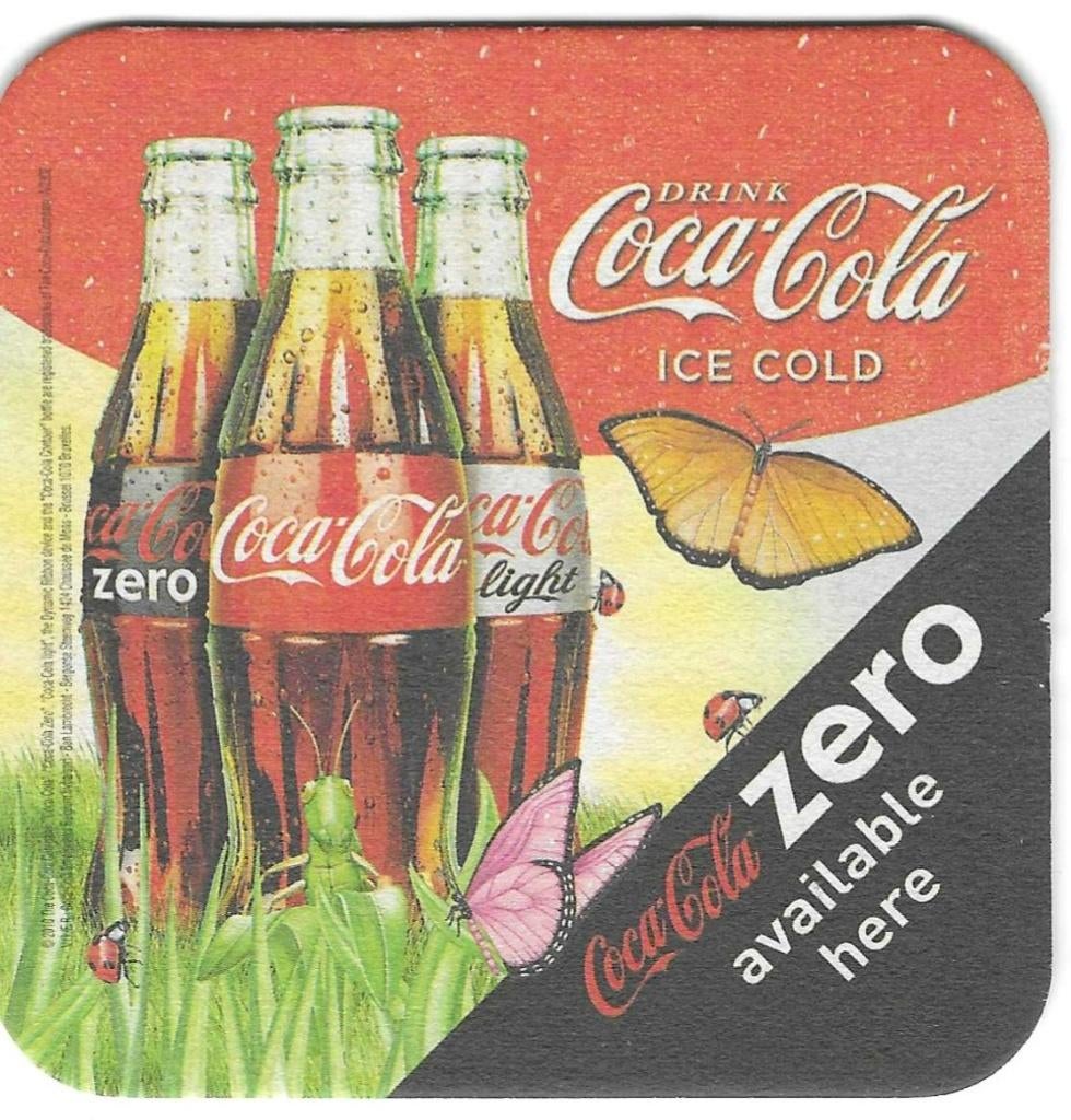 bierviltje 1st Coca Cola zero, Verzenden