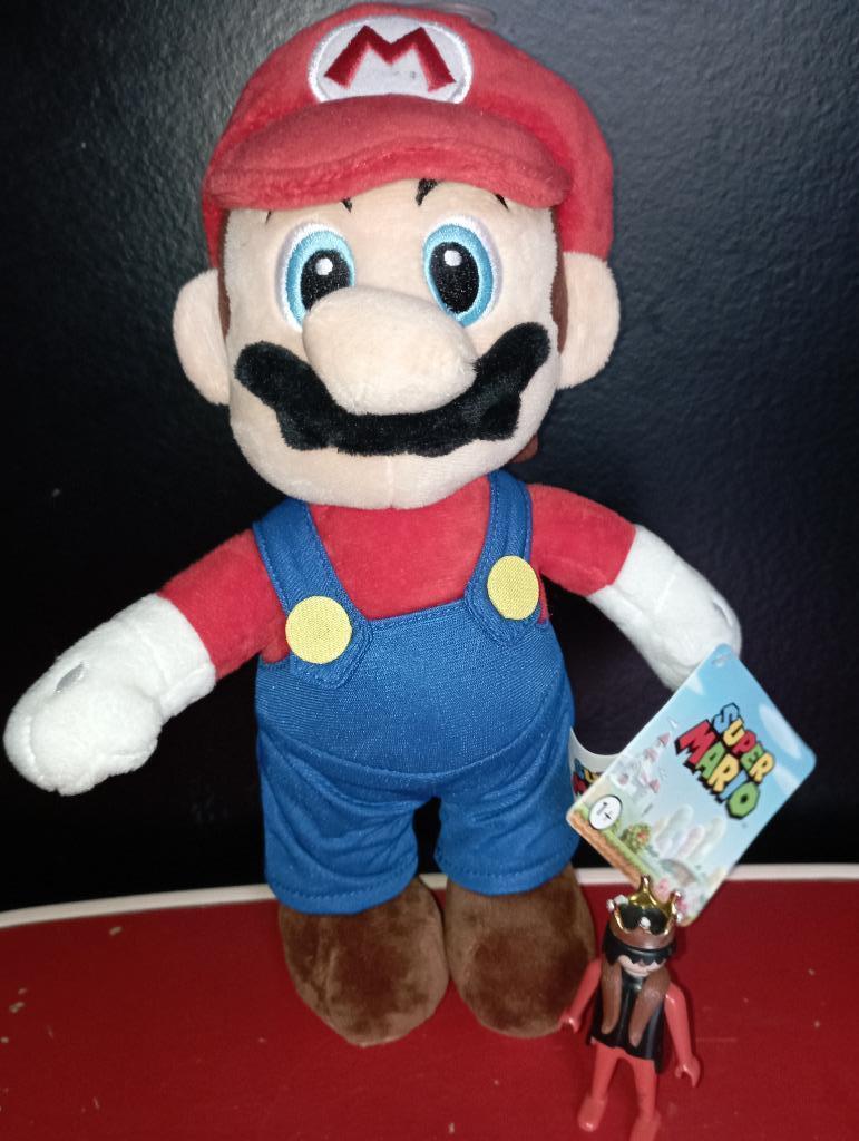 499) Super mario bross (nintendo) knuffel 3, Kinderen en Baby's, Speelgoed | Knuffels en Pluche, Zo goed als nieuw, Ophalen of Verzenden