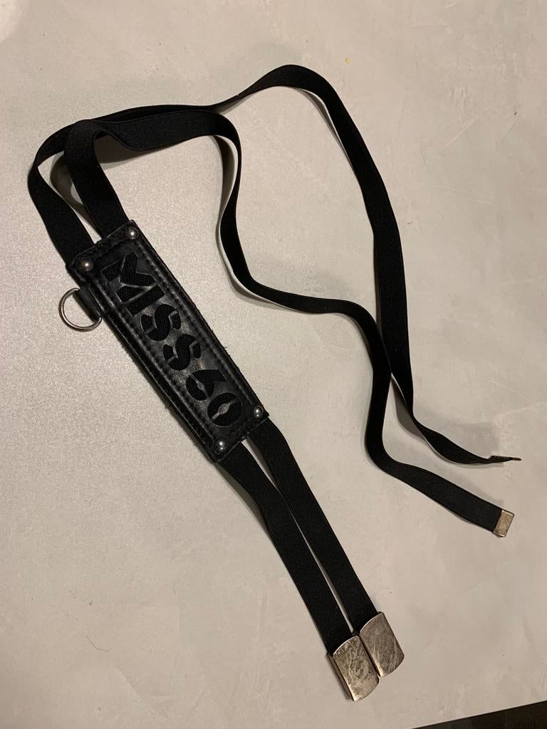 Miss Sixty 60 - zwarte riem met leder en elastiek Damesriem, Ophalen of Verzenden, Zo goed als nieuw