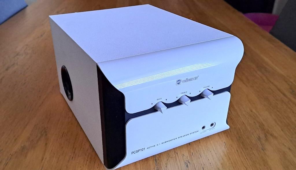VELLEMAN PCSP101 Subwoofer , 25W ( heel goede staat ), Ophalen