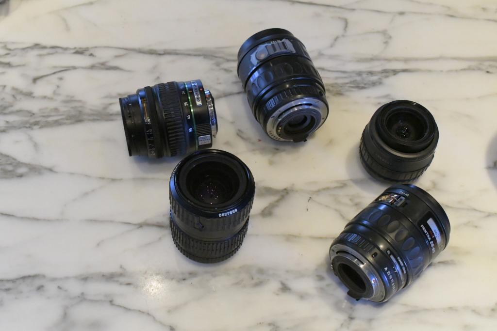 5 lenzen van Pentax, Verzamelen, Foto-apparatuur en Filmapparatuur, Lens of Lenzen, 1980 tot heden, Ophalen of Verzenden