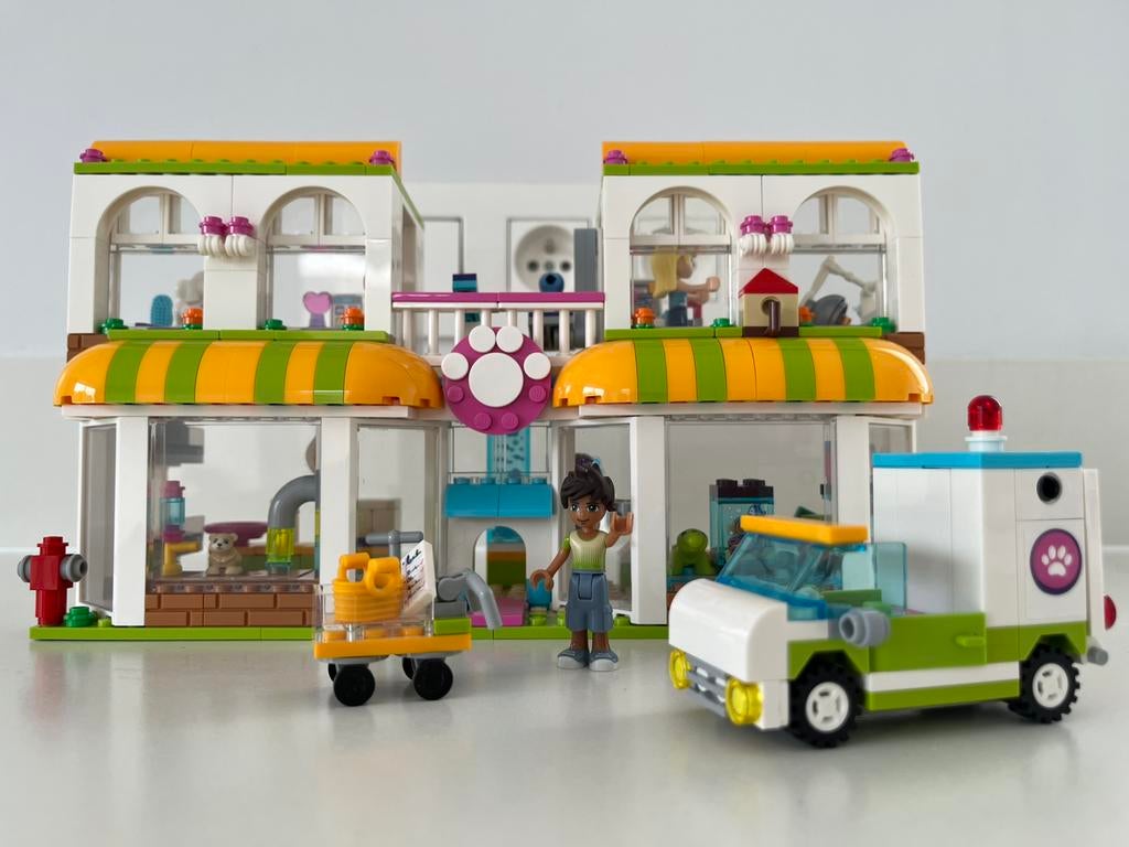 Lego Friends Heartlake City Huisdierencentrum 41345, Ophalen, Zo goed als nieuw, Lego