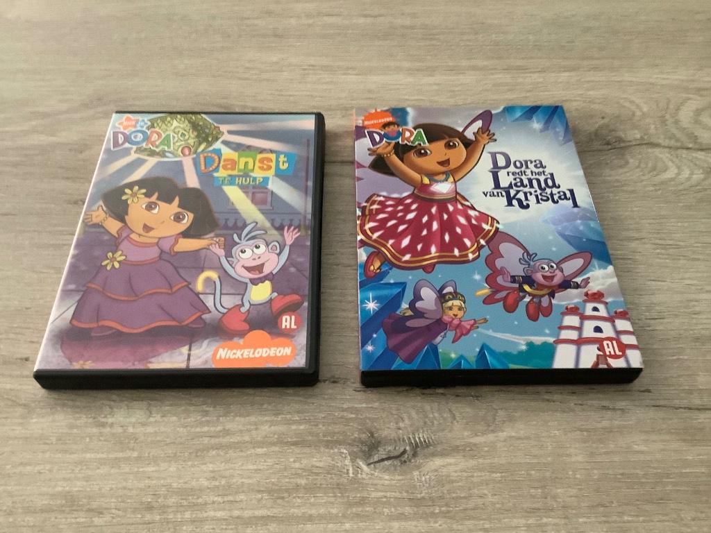 Dora verschillende DVD'S, Cd's en Dvd's, Dvd's | Tekenfilms en Animatie, Zo goed als nieuw, Europees, Tekenfilm, Alle leeftijden