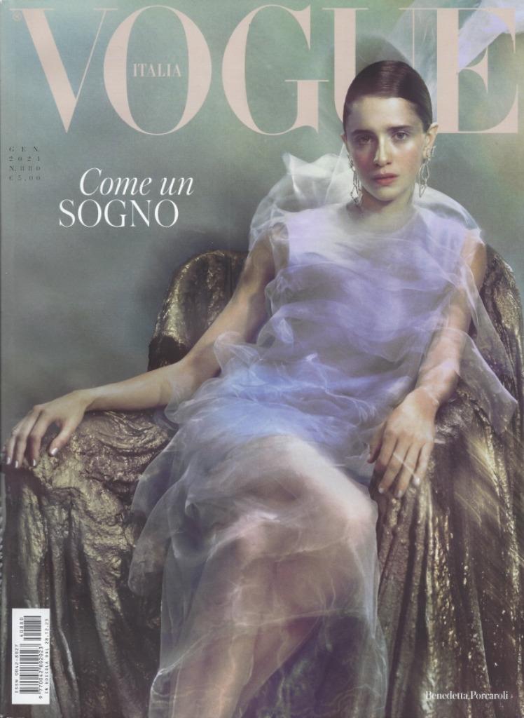 Vogue Italia - Januari 2024 - Gennaio 2024 GERESERVEERD, Verzenden, Zo goed als nieuw, Glossy