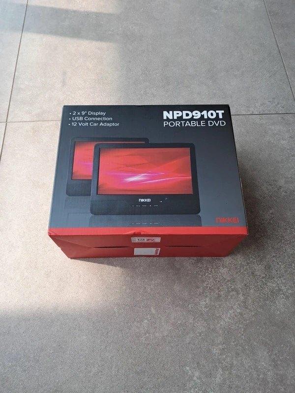 Lecteur DVD portable Nikkei NPD910T pour la voiture, TV, Hi-fi & Vidéo, Lecteurs DVD, Autres marques, Enlèvement ou Envoi, Utilisé