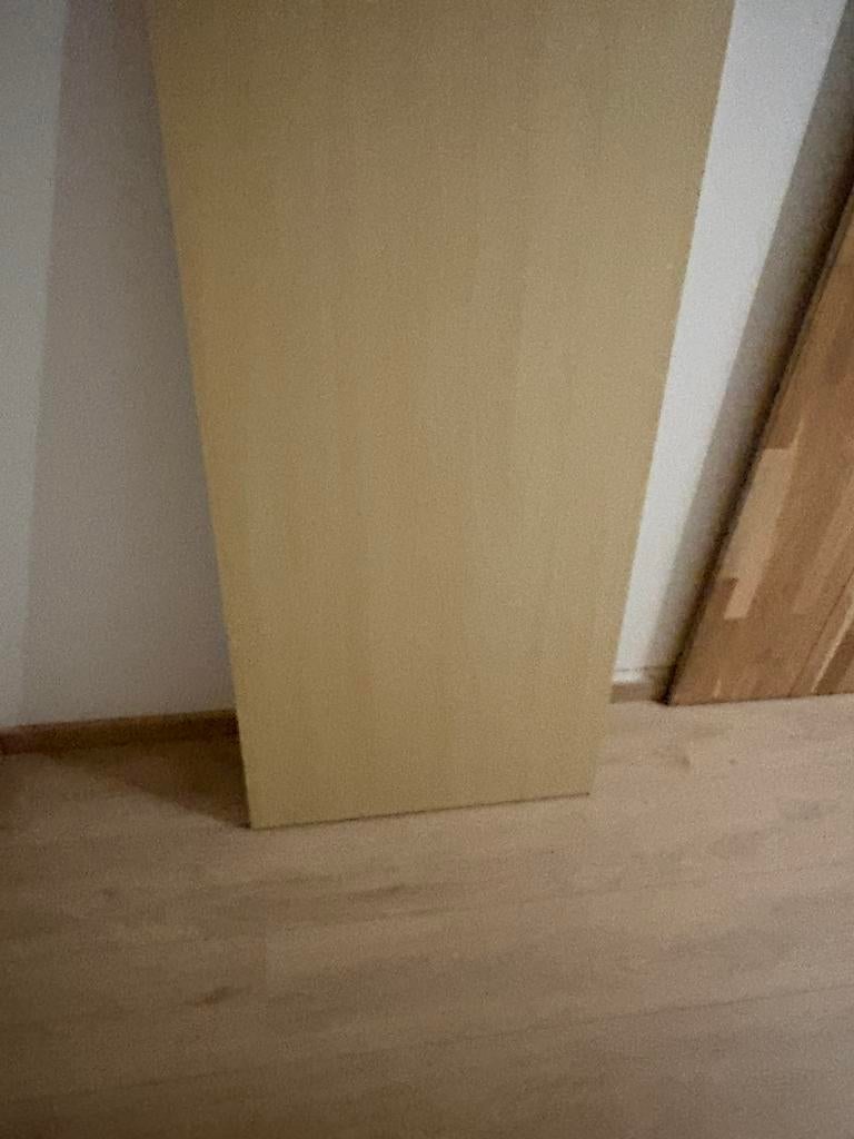 Linnmon tafelblad ikea houtkleur 100x60, Ophalen, Gebruikt