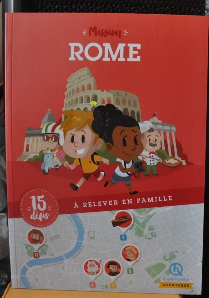 livre mission rome 15 defi a relever en famille (x2329), Enlèvement ou Envoi, Neuf, 5 ou 6 ans