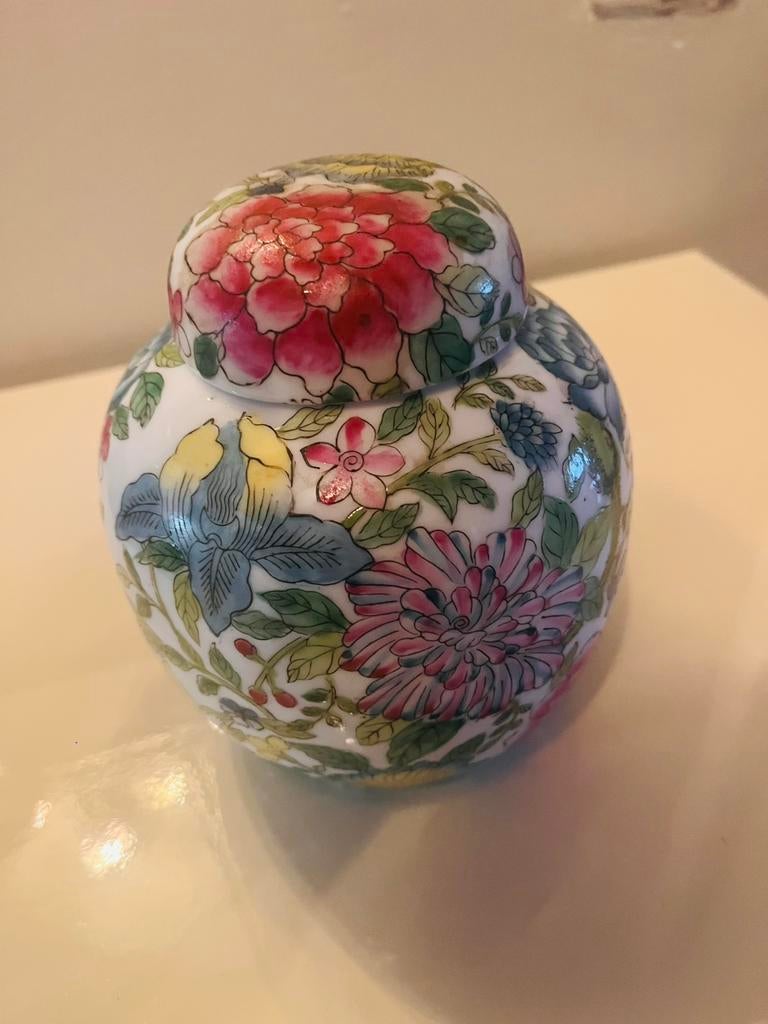Pot à gingembre en porcelaine design traditionnel chinois, Ophalen of Verzenden