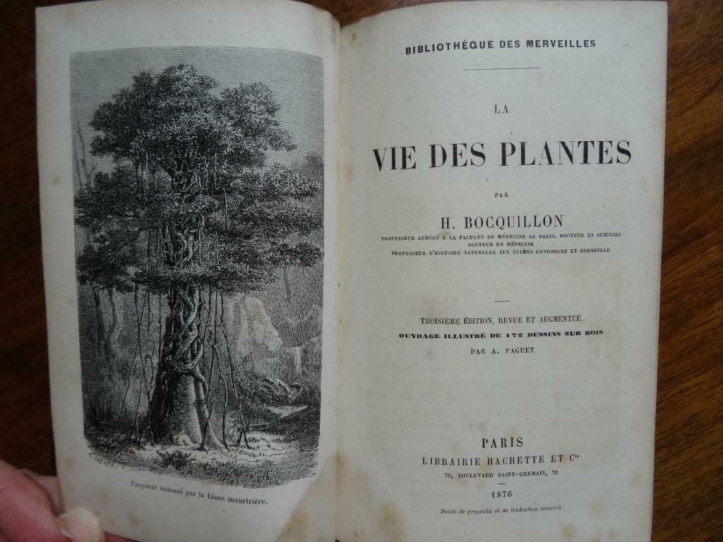 La vie des plantes par H.Bocquillon 1976, Enlèvement ou Envoi
