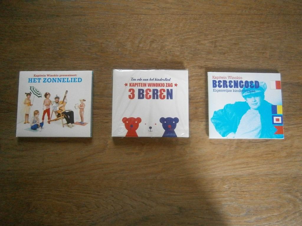 Kapitein Winokio  zag 3 beren + Berengoed + Het zonnelied, Cd's en Dvd's, Ophalen of Verzenden, Zo goed als nieuw, Muziek