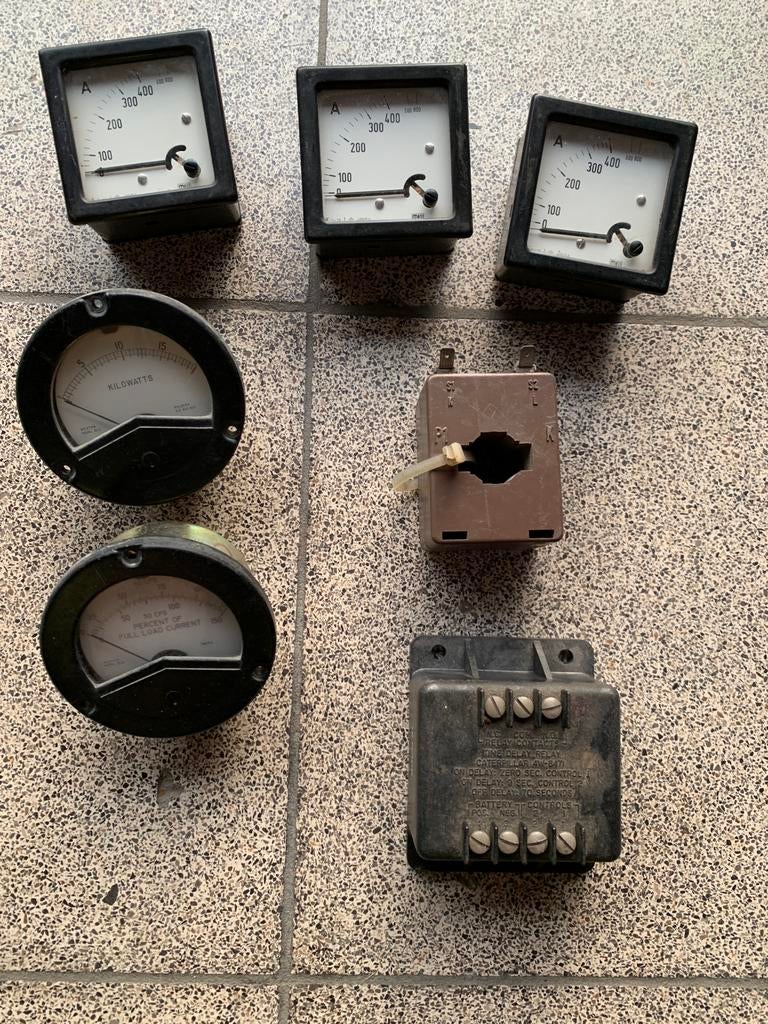 Oude paneelmeters en …, Ophalen, Gebruikt