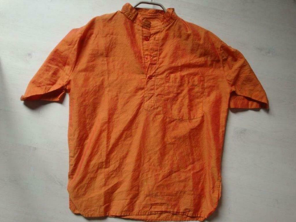 luchtig hemd in wilde zijde, Kleding | Heren, Ophalen of Verzenden, Zo goed als nieuw, Oranje