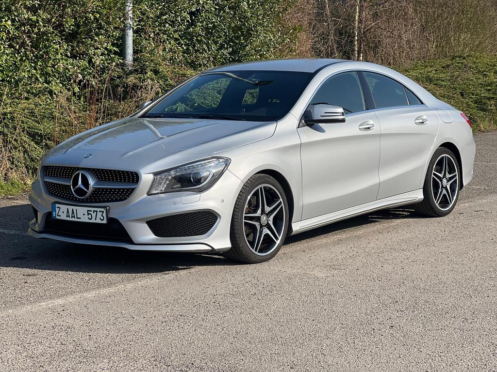 mercedes cla 250 2014 amg pack, Auto's, Mercedes-Benz, Automaat, Achterwielaandrijving, 4 cilinders, Leder