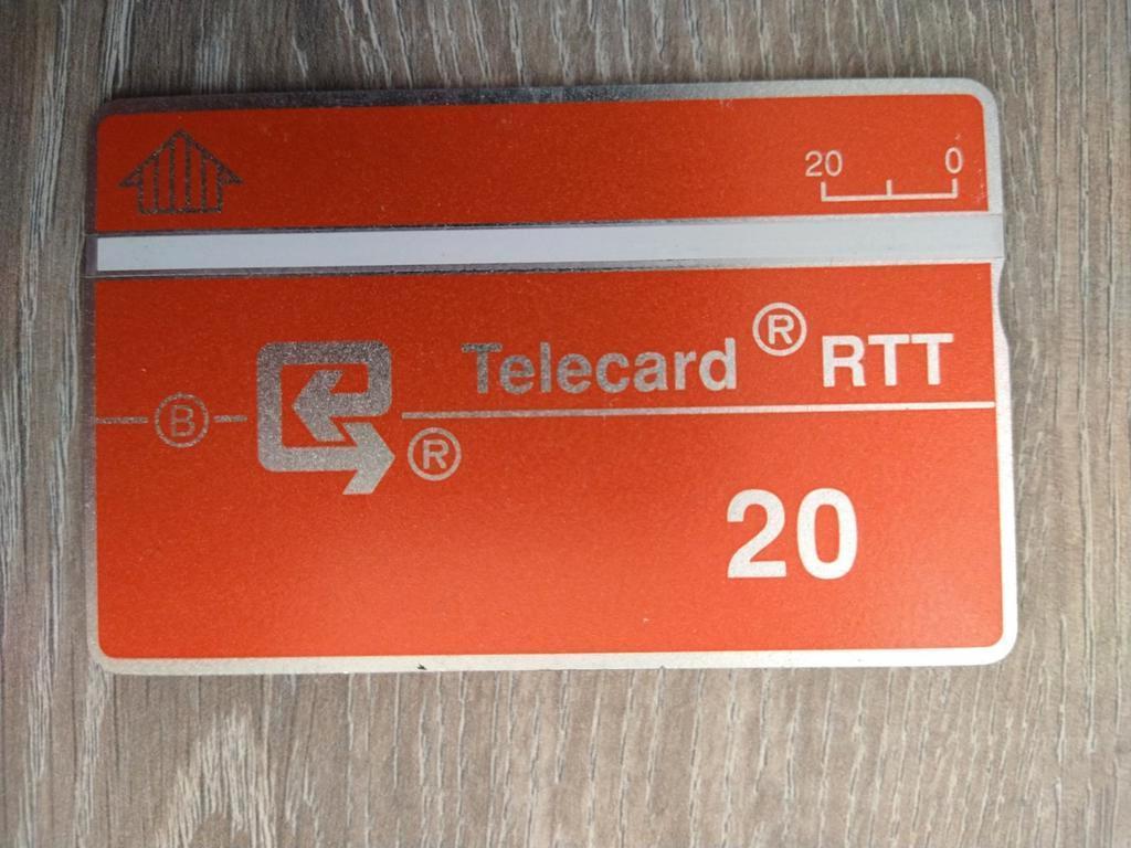 Télécarte RTT 20, Collections, Enlèvement ou Envoi