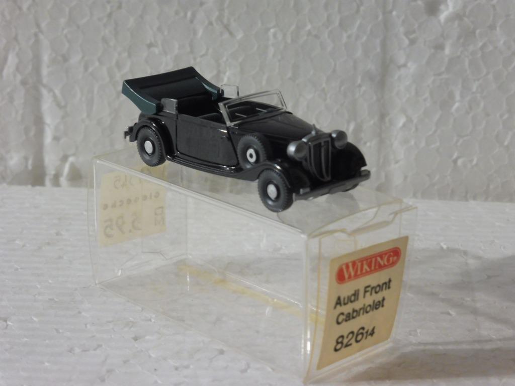 1:87 Wiking 8260114 Audi Front UW 2-deur cabrio 1933-1938 zw, Hobby en Vrije tijd, Ophalen of Verzenden, Zo goed als nieuw, Auto