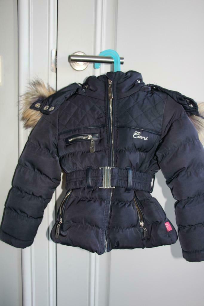 Donkerblauwe winterjas CARS Jeans - mt 98 (perfecte staat), Neuf, Enlèvement ou Envoi, Cars, Fille