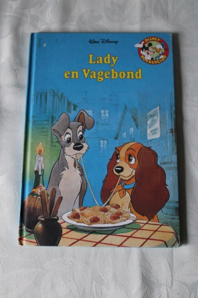 *Disney boekenclub Lady en de vagebond, Verzamelen, Ophalen of Verzenden, Overige figuren, Gebruikt, Overige typen