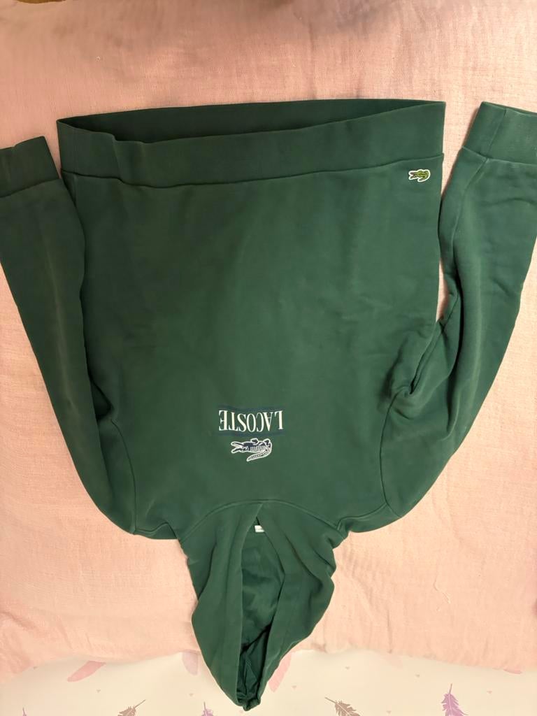 Lacoste sweatshirt met capuchon voor meisjes, 12 jaar, Ophalen, Zo goed als nieuw, Meisje