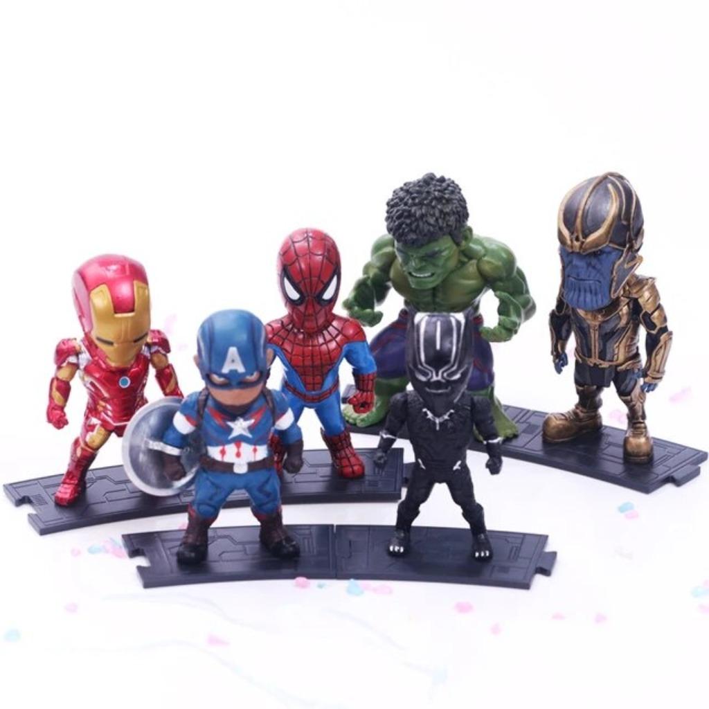 Avengers Marvel 6 figuren, Ophalen of Verzenden, Nieuw