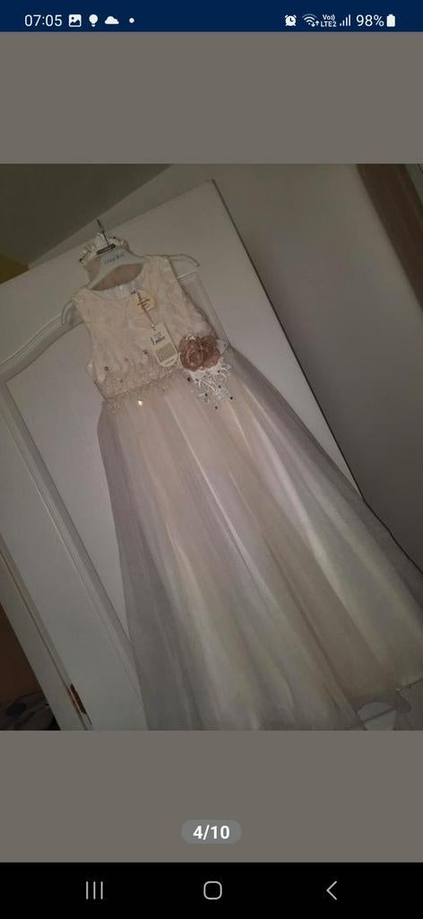 Communiekleedje/  bruidsmeisje maat 134/140, Kleding | Dames, Trouwkleding en Trouwaccessoires, Ophalen, Bruidsmeisjeskleding