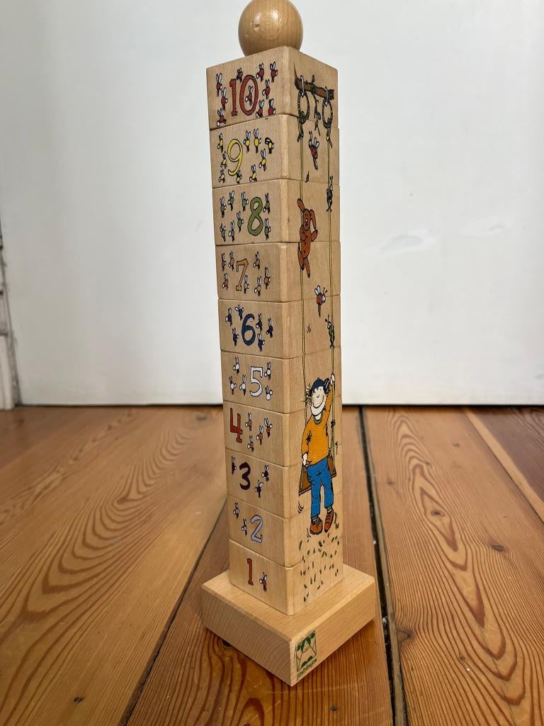 houten blokpuzzel, Ophalen of Verzenden, Gebruikt, Overige typen