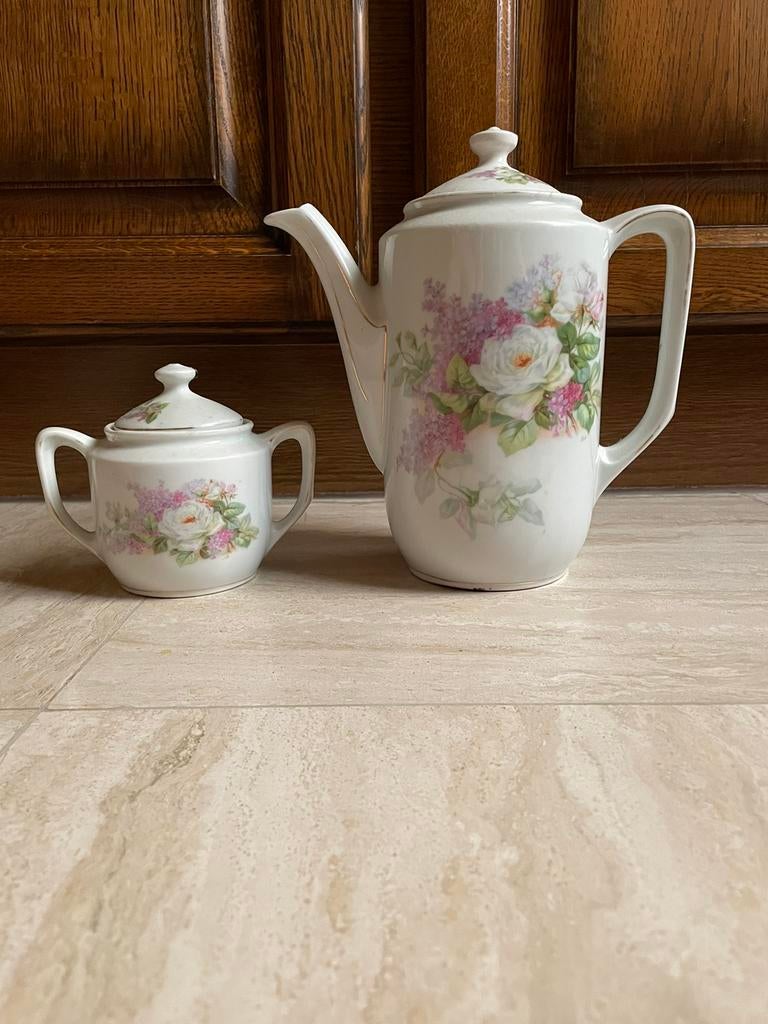 Koffiekan en suikerpot, Antiek en Kunst, Ophalen of Verzenden