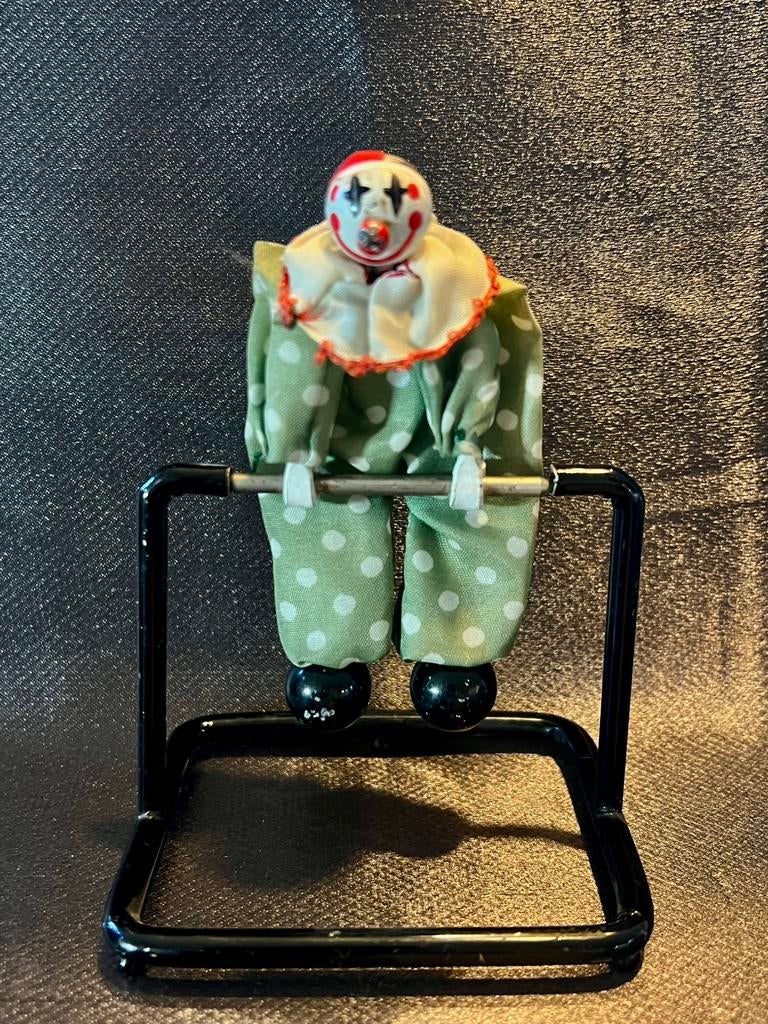 Balancing clown rocking desk toy vintage, Antiek en Kunst, Ophalen of Verzenden