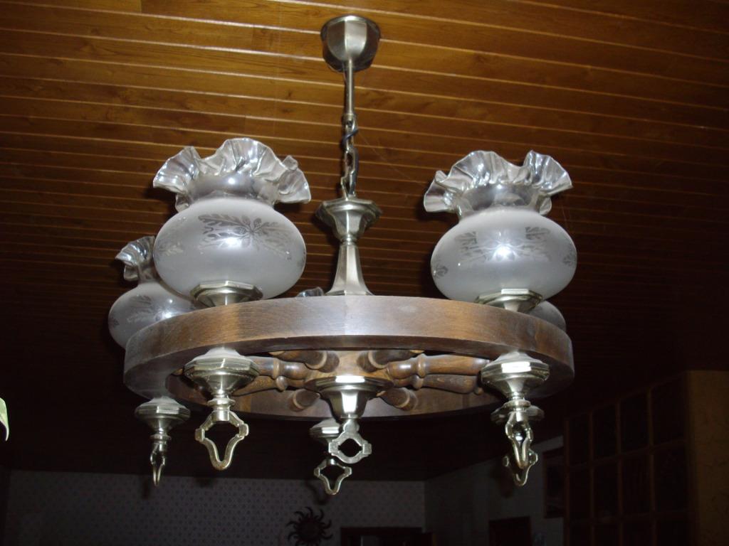 LUMINAIRE, Maison & Meubles, Verre, Enlèvement, Utilisé, RUSTIQUE