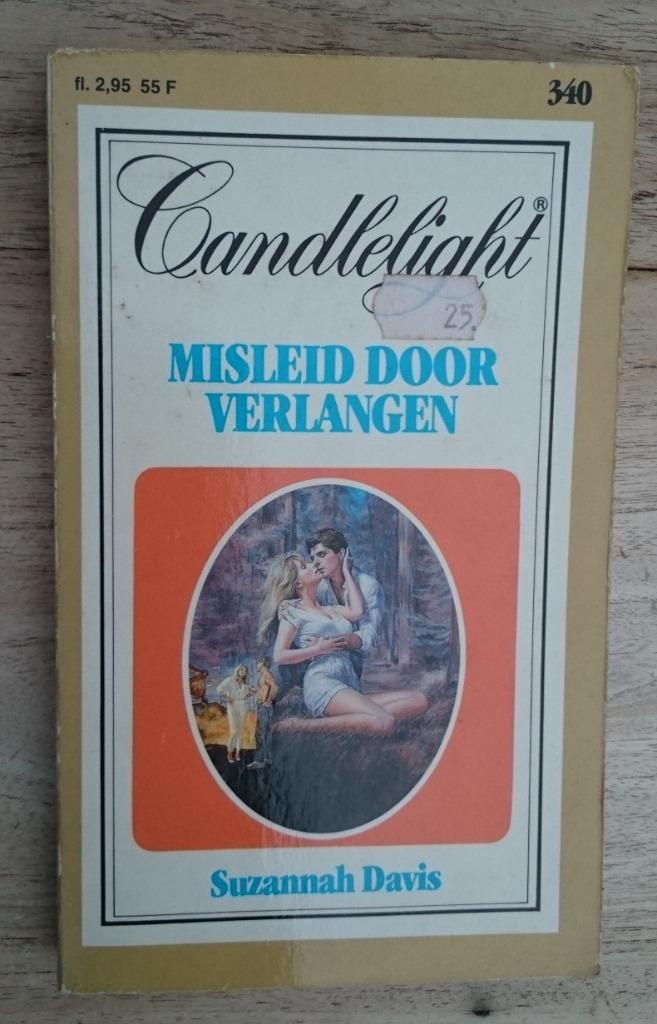 vintage stationsroman CANDLELIGHT 340 Misleid door verlangen, Boeken, Ophalen of Verzenden, Gelezen