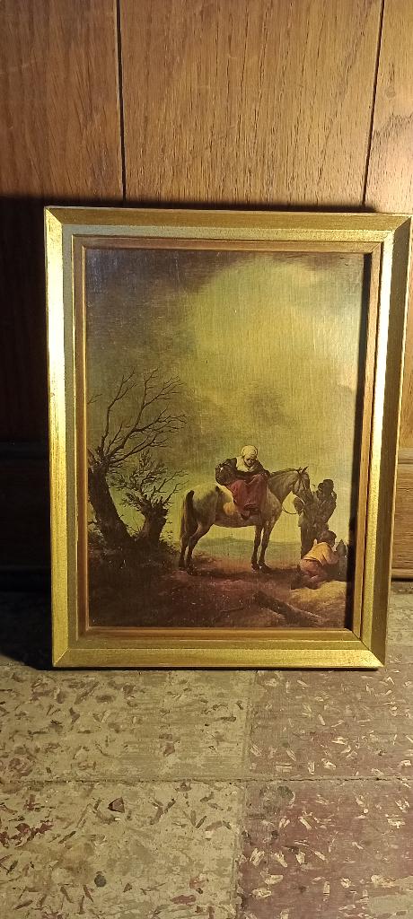 Print-reproductie Philips Wouverman, 22x29, n215, Ophalen of Verzenden, Print