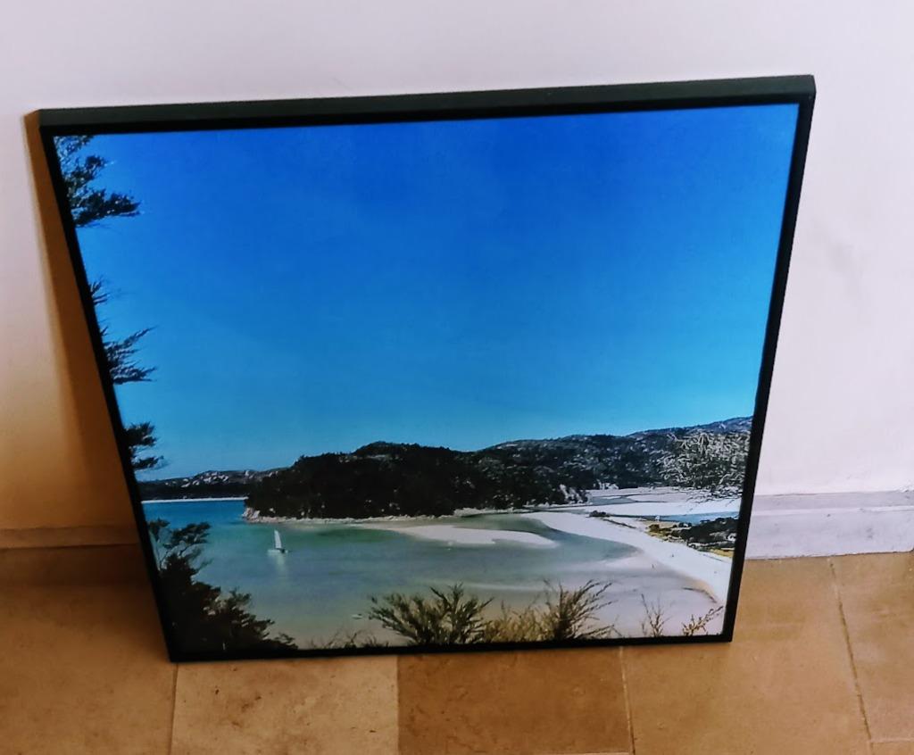 kader, lijst, Ikea, Strömby, Huis en Inrichting, Woonaccessoires | Lijsten, Ophalen, Gebruikt, 50 tot 75 cm, Metaal of Aluminium