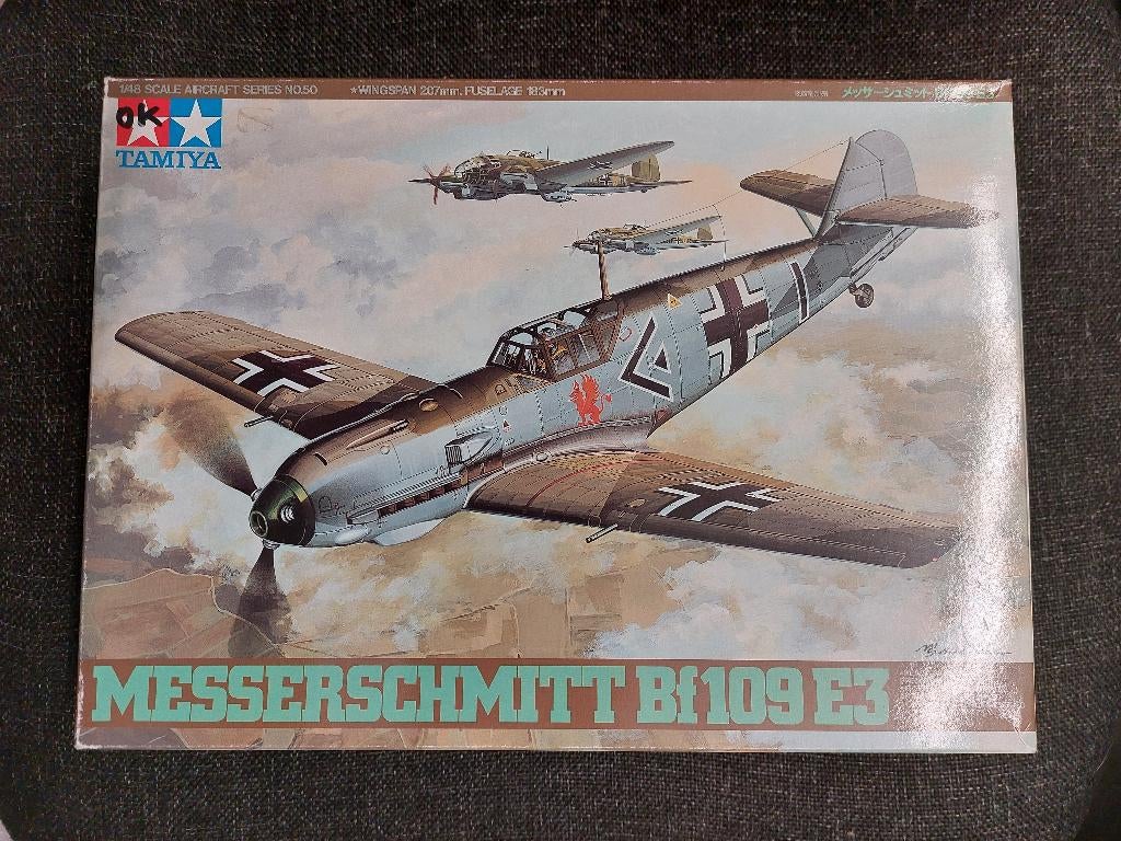 Tamiya Me BF 109E-3 + PE set, Hobby en Vrije tijd, Overige merken, Nieuw, Ophalen of Verzenden, Groter dan 1:72