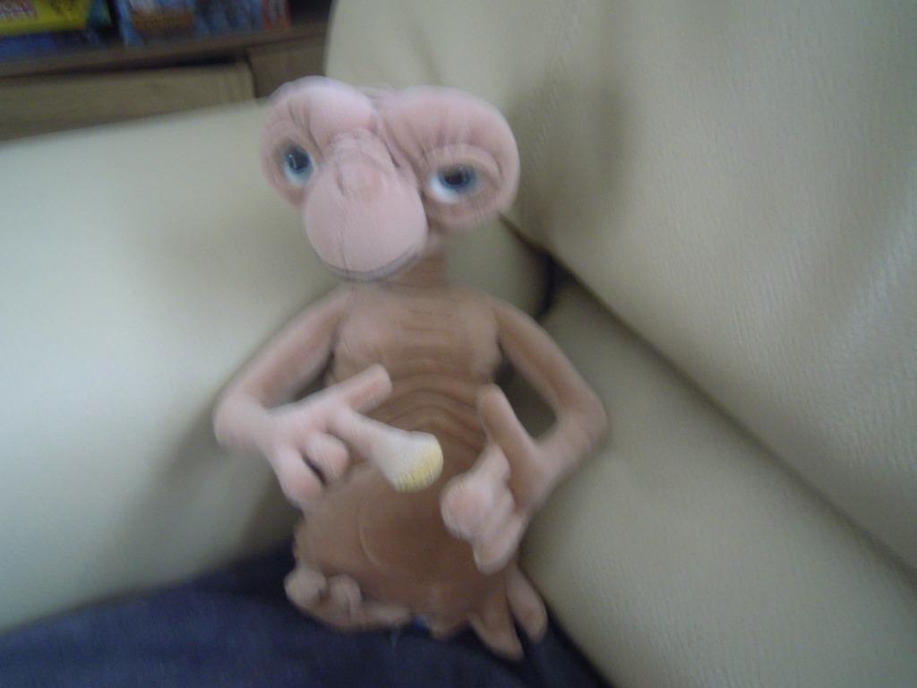 knuffel ET originele(doos oude poppen ), Ophalen of Verzenden, Zo goed als nieuw