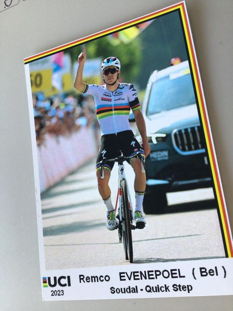 Wielerkaart 2023 team quick step remco evenepoel, Envoi