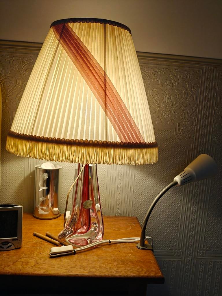 Val Saint Lambert lamp  60s kap te Turnhout. retro vintage, Ophalen