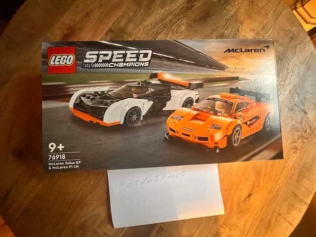 lego 76918 Duo set McLaren, Kinderen en Baby's, Speelgoed | Duplo en Lego, Nieuw, Lego, Complete set, Ophalen of Verzenden