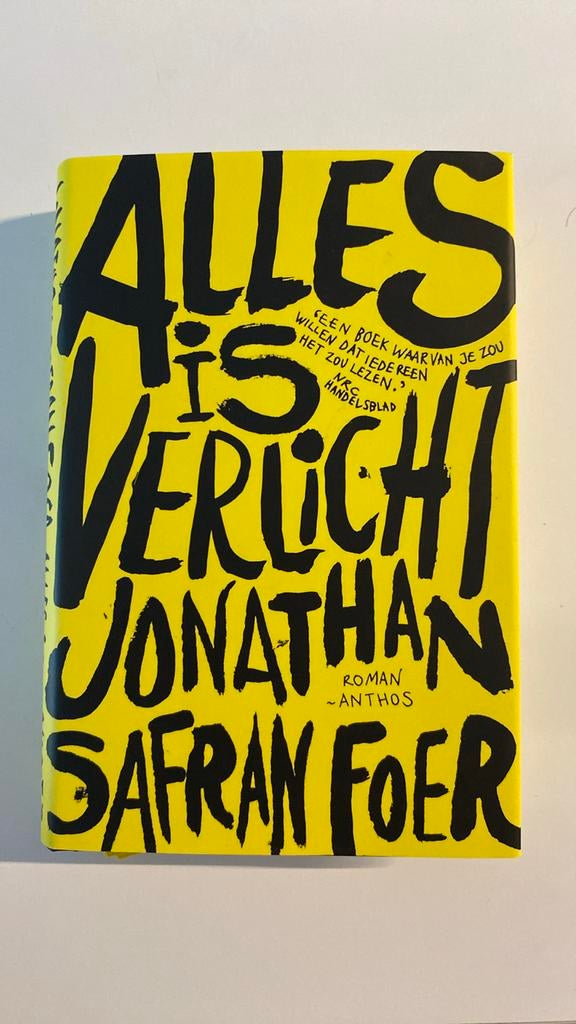 Jonathan Safran Foer - Alles is verlicht, Ophalen of Verzenden, Nieuw, Jonathan Safran Foer