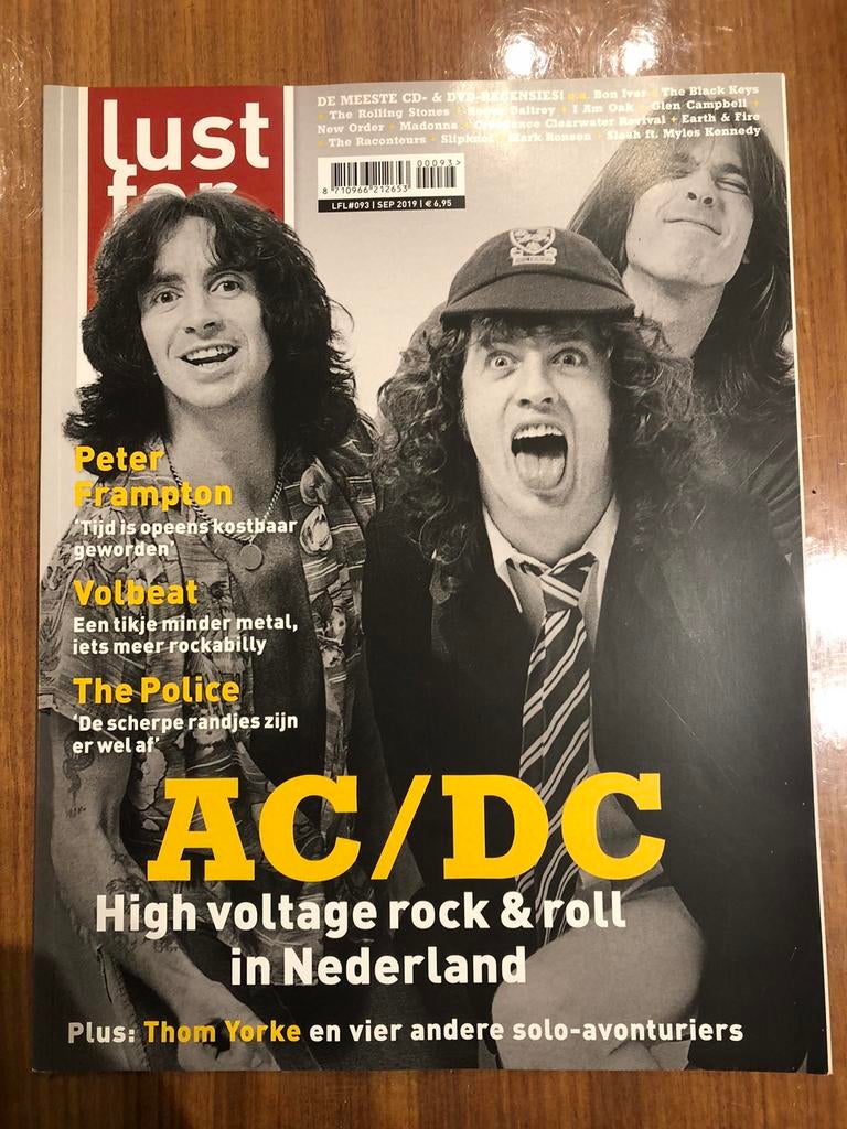Lust for life muziekmag. sept 2019 (6 euro verzending in), Verzamelen, Ophalen of Verzenden, 1980 tot heden, Tijdschrift