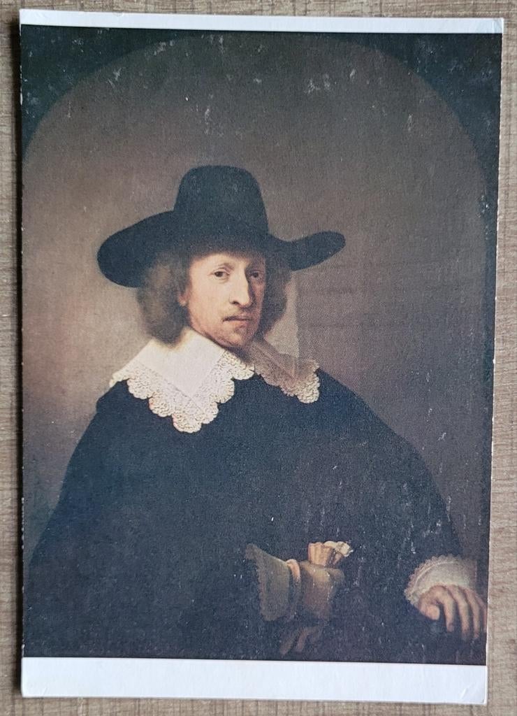 Postkaart: Rembrandt Van Rijn, Ophalen of Verzenden, Ongelopen, Overige thema's