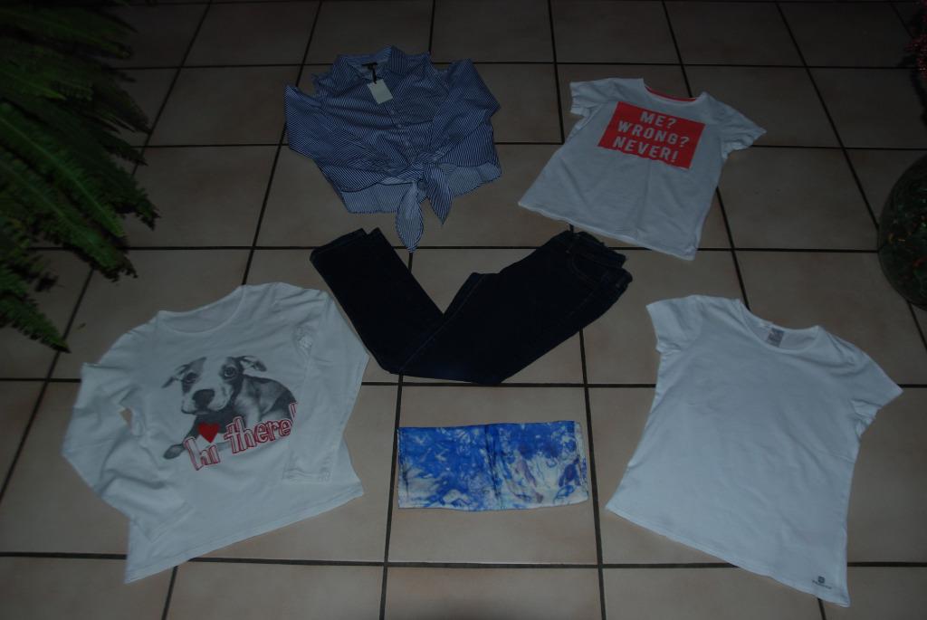 Superbe lot de 6 vêtements assortis pour fille T140 ou 9/10A, Enlèvement ou Envoi, Comme neuf, Fille, Ensemble