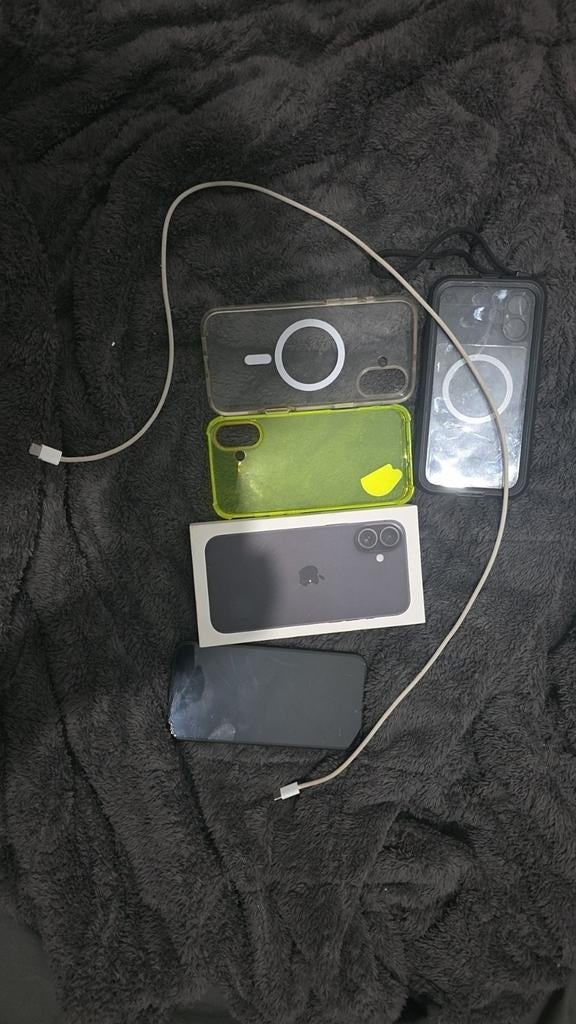 iphone 16 plus 128gb, Telecommunicatie, Mobiele telefoons | Apple iPhone, Ophalen of Verzenden, 128 GB, Gebruikt, Zwart