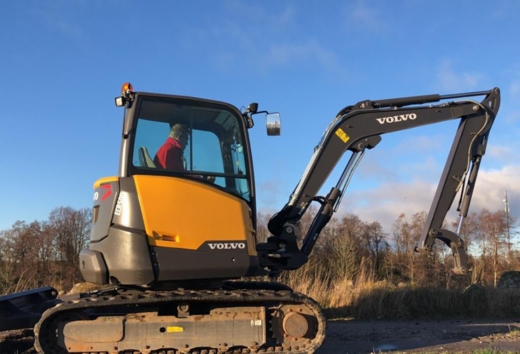Volvo ECR50D, Ophalen, Graafmachine