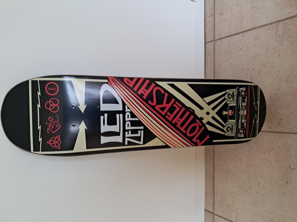 Led Zeppelin..deco hanger !!deck mothership. USA, Verzenden, Zo goed als nieuw, Skateboard