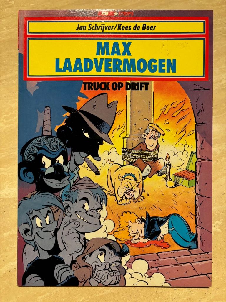 Strip Max Laadvermogen: Truck op drift, Boeken, Eén stripboek, Ophalen of Verzenden, Zo goed als nieuw, Jan Schrijver
