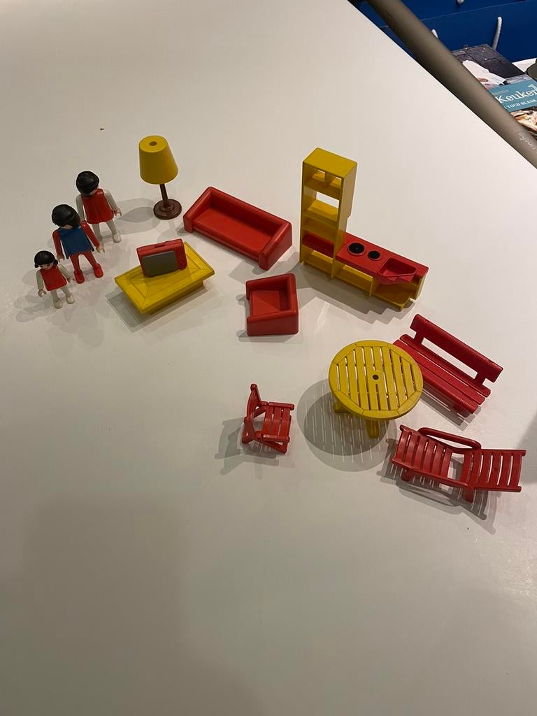 Playmobil salon meubelset vintage, Ophalen of Verzenden, Gebruikt, Los Playmobil