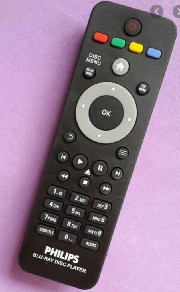 afstandsbediening Philips RC-2802 Blu Ray, Audio, Tv en Foto, Blu-ray-spelers, Ophalen of Verzenden, Gebruikt, Philips