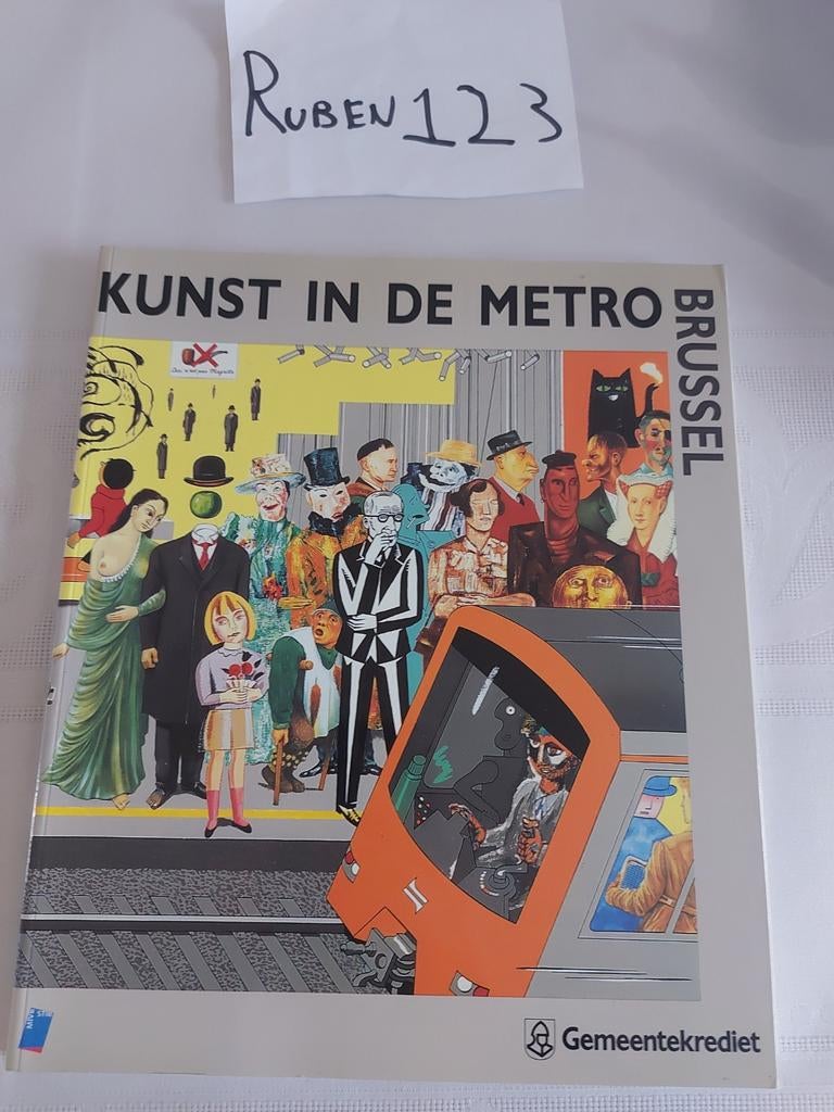 Kunst in de metro Brussel, Ophalen of Verzenden