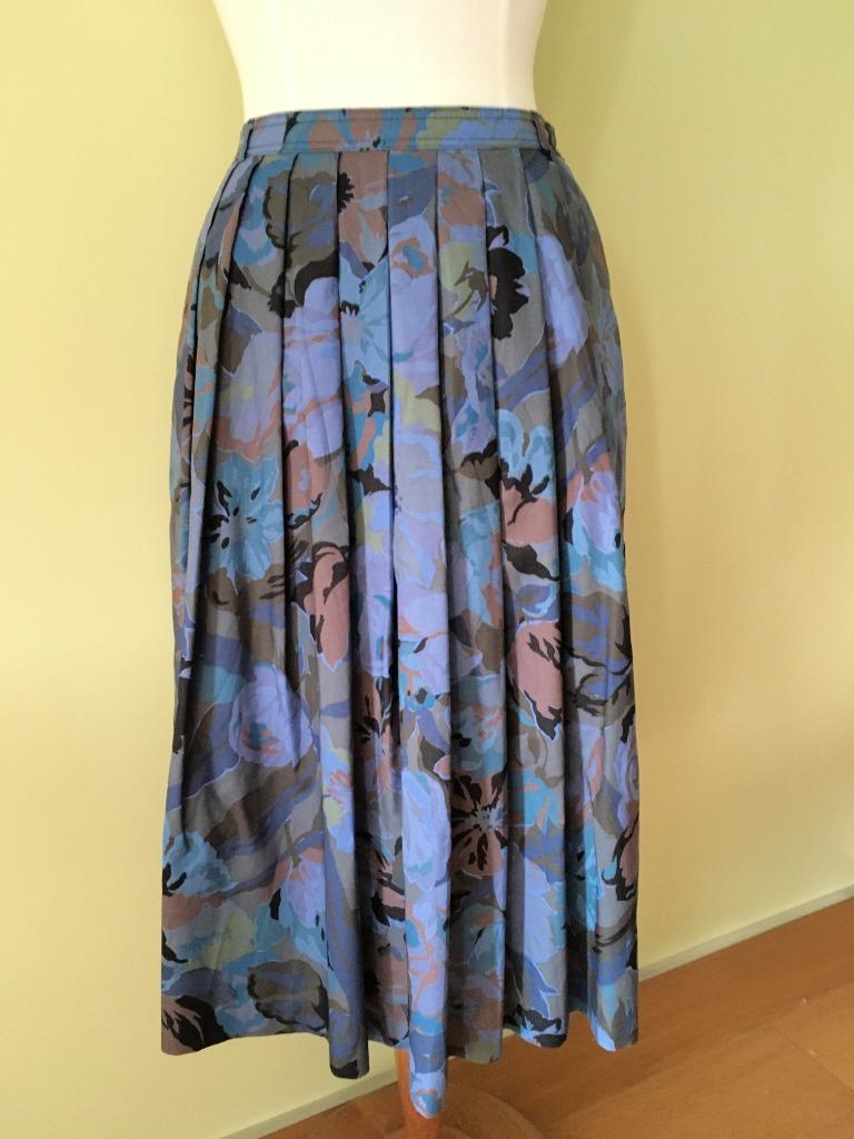 Hammer - vintage halflange plooirok - maat 38, Kleding | Dames, Maat 38/40 (M), Blauw, Ophalen of Verzenden, Hammer