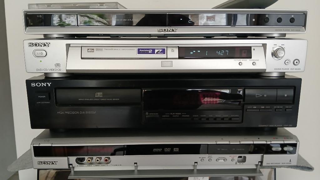 CD DVD graveur DVD-rw vhs lecteur sony sony sony, Disque dur, Enlèvement ou Envoi, Enregistreur DVD, Utilisé